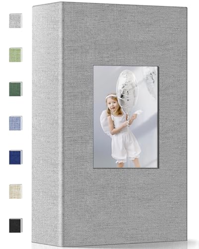 Popotop Fotoalbum, 10 x 15 cm Fotobuch mit 300 Fotos, Leineneinband, Fotobücher mit 300 horizontalen Taschen, Einsteck-Bilderalben für Familie, Hochzeit, Jahrestag, Baby, Urlaubsbilder Popotop Fotoalbum, 10 x 15 cm Fotobuch mit 300 Fotos, Leineneinband, Fotobücher mit 300 horizontalen Taschen, Einsteck-Bilderalben für Familie, Hochzeit, Jahrestag, Baby, Urlaubsbilder von popotop