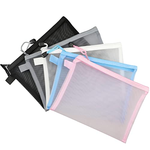posionks 5 Stück A5 Dokumententasche Mesh Aufbewahrungstasche für Kleine Gegenstände für Dokumente Papier Kosmetika Schreibwaren 5 Farben 23.5 x 17.5 cm posionks 5 Stück A5 Dokumententasche Mesh Aufbewahrungstasche für Kleine Gegenstände für Dokumente Papier Kosmetika Schreibwaren 5 Farben 23.5 x 17.5 cm von posionks