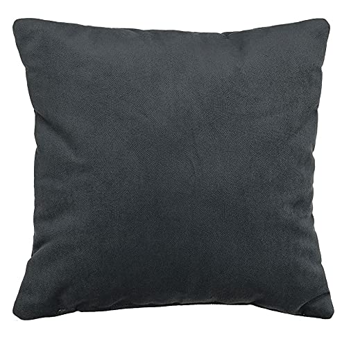 postergaleria Sofa Kissen 40 x 40 cm, mit Graphit – Dekokissen mit Velours-Polsterstoff mit weicher Füllung – zur Dekoration im Wohnzimmer, Schlafzimmer, Büro, Home Deko postergaleria Sofa Kissen 40 x 40 cm, mit Graphit – Dekokissen mit Velours-Polsterstoff mit weicher Füllung – zur Dekoration im Wohnzimmer, Schlafzimmer, Büro, Home Deko von postergaleria
