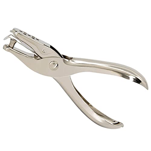 Powertool Papierstanzer, 1 Loch, zum Bohren von Papier, Zange, Metall, einzeln, rund, handgehalten, für Bastelarbeiten, Papier, Notbook (3 mm 1/8 Zoll) von power tool