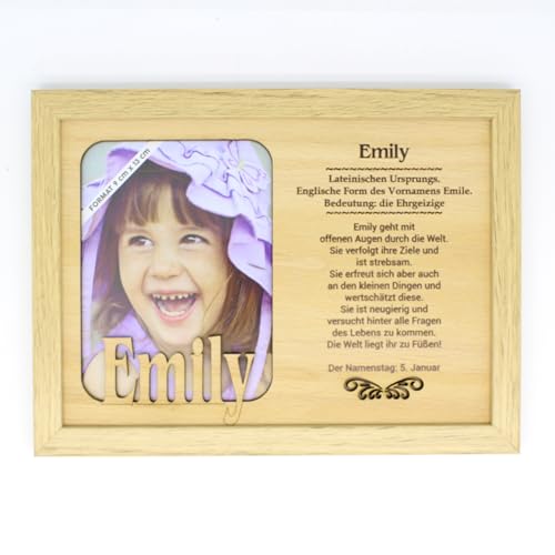 power gift EMILY - Bilderrahmen Holz, Deko Bilder mit Rahmen, Fotorahmen, Portrairahmen - Für dein Zuhause/Picture Frame/Dekoration Wohnzimmer. von power gift