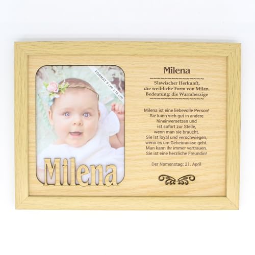 power gift MILENA - Bilderrahmen Holz. Deko Bilder mit Rahmen. Fotorahmen - Für dein Zuhause/Picture Frame/Deko/Portraitrahmen. Tolles Geschenk. von power gift