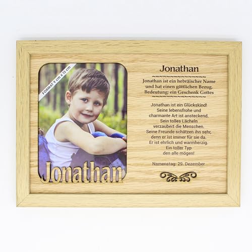 JONATHAN - Bilderrahmen Holz. Deko Bilder mit Rahmen. Fotorahmen stehend und hängend. Für dein Zuhause Picture Frame Deko Fotografie Foto Bild Porträt Portrait. Geschenk - Passt zu jedem Anlass. von power gift