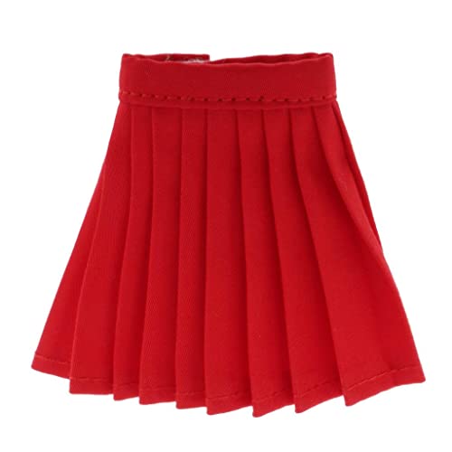 predolo 1: 6 Puppen Kleidung für 12 "Mädchenpuppenrock, Rot predolo 1: 6 Puppen Kleidung für 12 "Mädchenpuppenrock, Rot von predolo