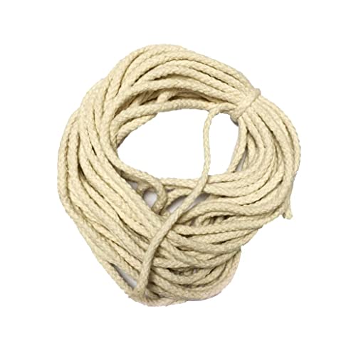 predolo 10 Meter dünnes weißes Baumwollseil für DIY-Projekte 5mm predolo 10 Meter dünnes weißes Baumwollseil für DIY-Projekte 5mm von predolo