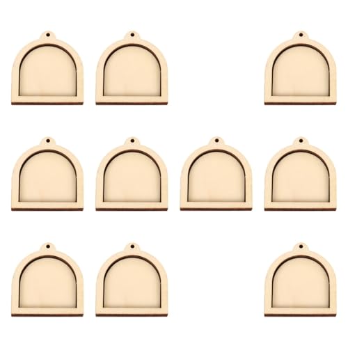 predolo 10 Stück Mini Stickerei Hoop für DIY Nähprojekte Holzrahmen, Gewölbte Form predolo 10 Stück Mini Stickerei Hoop für DIY Nähprojekte Holzrahmen, Gewölbte Form von predolo