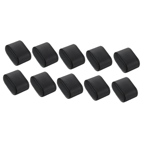 predolo 10 x Uhrenkissen, Uhrenhalter, leichtes Mehrzweck-Schmuckdisplay, Armbandkissen für die Aufbewahrung von Schmuckschatullen, Schwarzes Pu-Leder predolo 10 x Uhrenkissen, Uhrenhalter, leichtes Mehrzweck-Schmuckdisplay, Armbandkissen für die Aufbewahrung von Schmuckschatullen, Schwarzes Pu-Leder von predolo