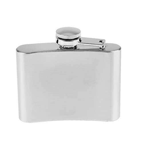 predolo 18oz Trinkflasche für Outdoor - Robuste Taschenflasche aus Edelstahl, 4oz 100ml von predolo