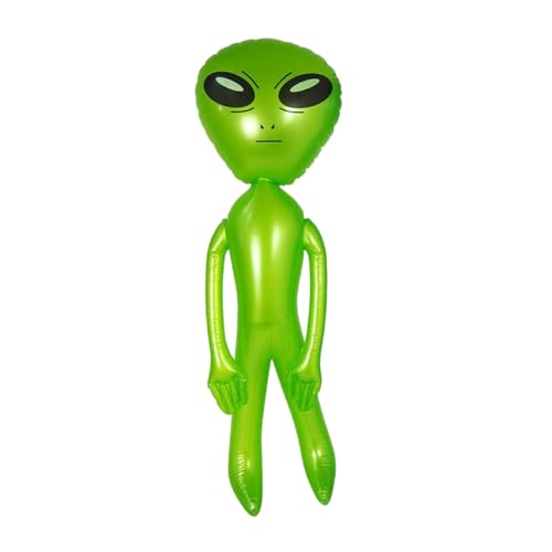 predolo Aufblasbarer Alien, Spielzeug für Erwachsene, Kinder, Requisiten, PVC, Alien-Figuren, aufblasbare Puppe, Alien-Ballon für Geburtstag, Spielpreis, Grün von predolo
