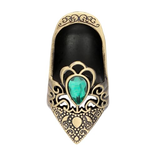 predolo Fingerhut Fingerschutz, Fingerspitzen Metall Fingerhutring für Handarbeiten, Handstickerei, Bronze von predolo