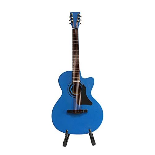 predolo Gitarrenmodell Im Maßstab 1:6 mit Ständer Und Koffer Als Geschenk für Dekorationszwecke von predolo