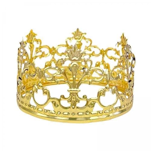 predolo Goldene Krone Tortenaufsatz Dekoration im Vintage-Stil für Damenparty, 4 Stück von predolo