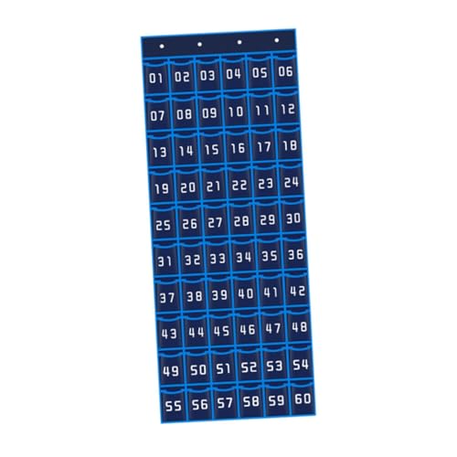 predolo Hängetasche als Nummerierte Tasche Und Wandorganizer für Handys Aufbewahrungssystem aus Langlebigem Vliesstoff mit Haken für Heimbüro Klassenzimmer, 60 Gitter predolo Hängetasche als Nummerierte Tasche Und Wandorganizer für Handys Aufbewahrungssystem aus Langlebigem Vliesstoff mit Haken für Heimbüro Klassenzimmer, 60 Gitter von predolo