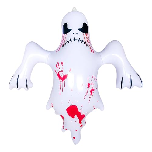predolo Halloween Geisterballon Zum Aufhängen, PVC Party Zubehör, Lustig, Einfach Aufzuhängen, Festival, Aufblasbare Party Dekoration für Den Innenhof, Roter Palmengeist predolo Halloween Geisterballon Zum Aufhängen, PVC Party Zubehör, Lustig, Einfach Aufzuhängen, Festival, Aufblasbare Party Dekoration für Den Innenhof, Roter Palmengeist von predolo