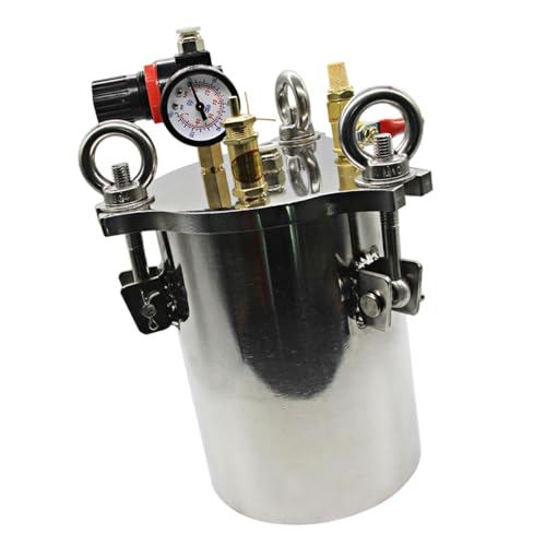 predolo Kleberspender Druckbehälter für Flüssigkeiten, Edelstahl, Spender für Klebstoffmaschinen, 2l von predolo