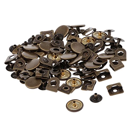 predolo Knöpfe und Nieten für Nähprojekte, Bronze von predolo