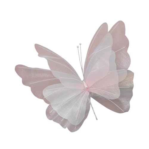 predolo Künstlicher Schmetterling aus Netzstoff für Feierlichkeiten und Wandgestaltung, 50 cm, Rosa predolo Künstlicher Schmetterling aus Netzstoff für Feierlichkeiten und Wandgestaltung, 50 cm, Rosa von predolo
