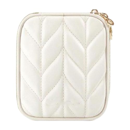 predolo Reise-Schmucketui, Ohrringhalter, Organizer, Schmuckschatulle, Organizer für Frauen und Mädchen, Geschenke, Beige predolo Reise-Schmucketui, Ohrringhalter, Organizer, Schmuckschatulle, Organizer für Frauen und Mädchen, Geschenke, Beige von predolo