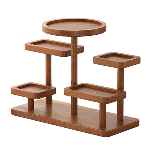 predolo Schlüsselhalter für Den Eingangstisch, Schlüsselbrett Aus Holz, Praktisches Nordisches, Stabiles Ablagefach, Schmuck Organizer Ständer für Die Kommode, Style A von predolo
