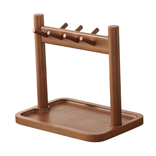 predolo Schlüsselhalter für Den Eingangstisch, Schlüsselbrett Aus Holz, Praktisches Nordisches, Stabiles Ablagefach, Schmuck Organizer Ständer für Die Kommode, Style D von predolo