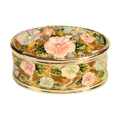 predolo Schmuckschatulle Aus Emaille Legierung, Aufbewahrungshalter für Ringe, Sammlung, Vielseitige, Schmuckschatulle für Jubiläen, Hochzeiten, Rosa predolo Schmuckschatulle Aus Emaille Legierung, Aufbewahrungshalter für Ringe, Sammlung, Vielseitige, Schmuckschatulle für Jubiläen, Hochzeiten, Rosa von predolo