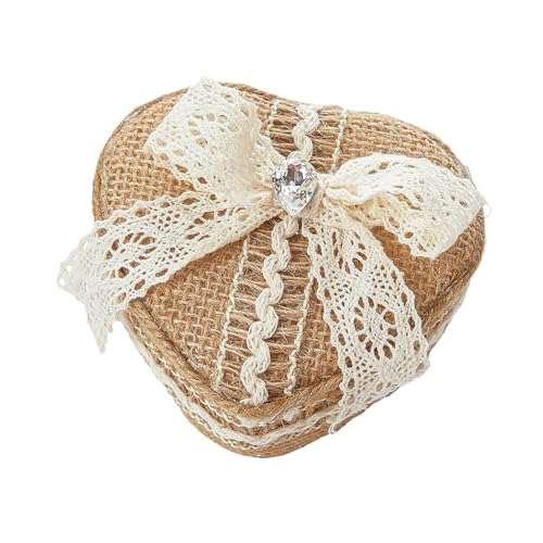 predolo Spitzenschleife Ehering-Box Schmuckschatulle Schmuckhalter für Heiratsantrag, Gastgeschenke, Hochzeit predolo Spitzenschleife Ehering-Box Schmuckschatulle Schmuckhalter für Heiratsantrag, Gastgeschenke, Hochzeit von predolo