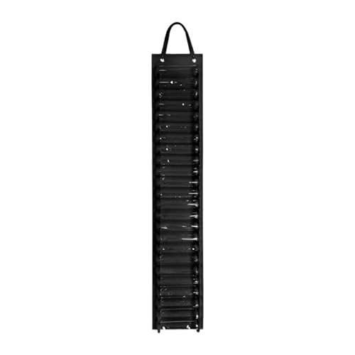 predolo Vinyl Rollenhalter, Stützhalter über Der Tür, Wandhalterung mit 24 Fächern, Hängender Vinyl Aufbewahrungs Organizer für Den Schrank, Schwarz predolo Vinyl Rollenhalter, Stützhalter über Der Tür, Wandhalterung mit 24 Fächern, Hängender Vinyl Aufbewahrungs Organizer für Den Schrank, Schwarz von predolo