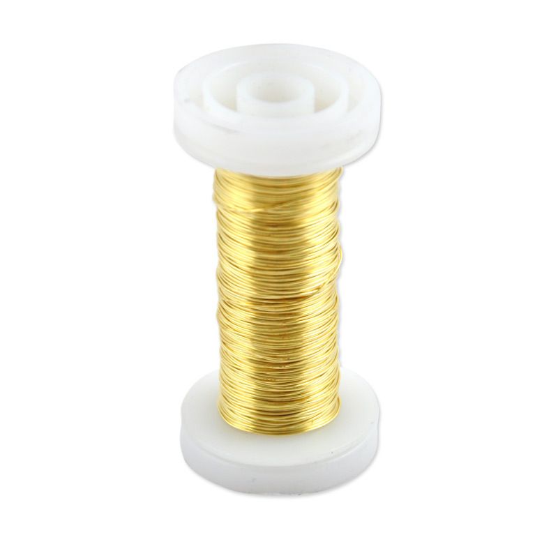 Schmuckdraht gold 0,4mm 40m Schmuckdraht gold 0,4mm 40m von preissler