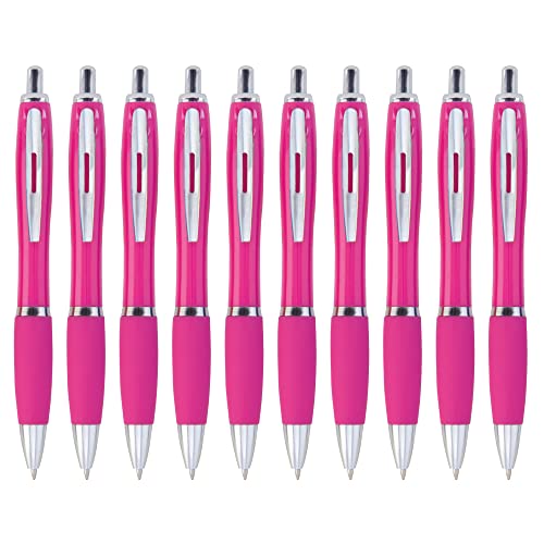 presents & more 10 Stück Kugelschreiber in Trendfarben Pink von presents & more