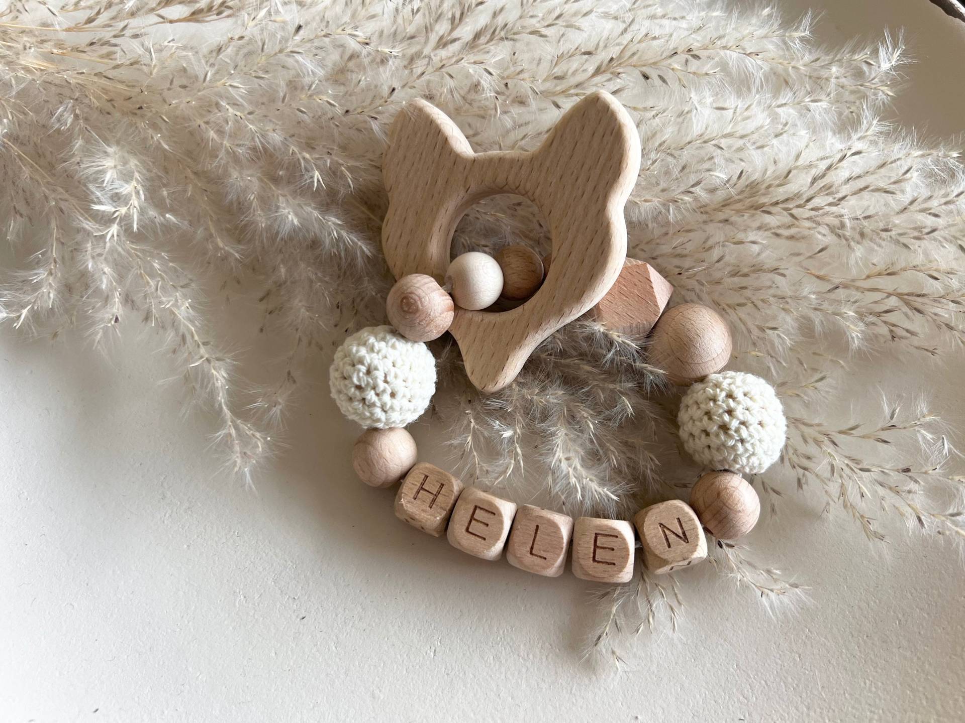 Greifling Personalisiert Mit Name | Handgemacht Greifling Personalisiert Mit Name | Handgemacht von prettylittleJeMa