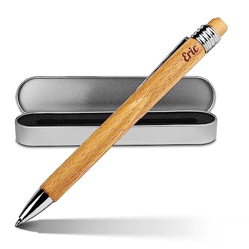 printplanet Kugelschreiber mit Namen Eric - Gravierter Holz-Kugelschreiber inkl. Metall-Geschenkdose printplanet Kugelschreiber mit Namen Eric - Gravierter Holz-Kugelschreiber inkl. Metall-Geschenkdose von printplanet