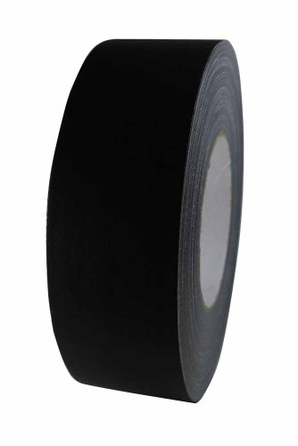 Premium Tape STAGE-80 schwarz matt "Ultra Strong" Profi Gewebeband Gaffa Gaffer Tape Duct Klebeband Panzertape Panzerband Gewebeklebeband Steinband von priotec