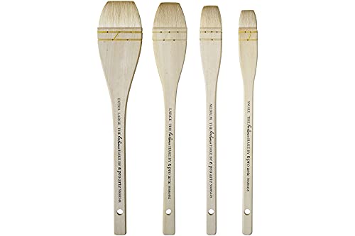 Curtisward Pro Arte Ron Ranson Hake Aquarellpinsel-Set, 4 Pinsel, klein, mittel, groß und extra groß Curtisward Pro Arte Ron Ranson Hake Aquarellpinsel-Set, 4 Pinsel, klein, mittel, groß und extra groß von pro-arte