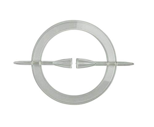 prodecoshop Gardinenspange - Raffspange - Dekospange für Gardinen - rund Ø 12 cm Innenmaß - transparent prodecoshop Gardinenspange - Raffspange - Dekospange für Gardinen - rund Ø 12 cm Innenmaß - transparent von prodecoshop
