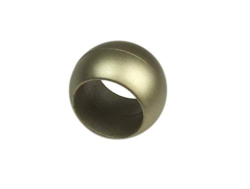 prodecoshop 8 Schlaufenkugeln, Dekokugeln, Zierkugeln für Gardinen, Kunststoff, Ø Loch 16,5 mm, Messing matt prodecoshop 8 Schlaufenkugeln, Dekokugeln, Zierkugeln für Gardinen, Kunststoff, Ø Loch 16,5 mm, Messing matt von prodecoshop