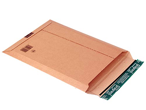 progressPACK Versandtasche Premium aus Wellpappe, DIN A3, 335 x 500 x - 50 mm, PP W01.08; Kalenderversandtaschen; braun; 100 Stück im Pack progressPACK Versandtasche Premium aus Wellpappe, DIN A3, 335 x 500 x - 50 mm, PP W01.08; Kalenderversandtaschen; braun; 100 Stück im Pack von progressPack
