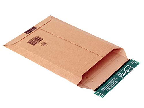 progressPACK Versandtasche Premium aus Wellpappe, DIN A4, 210 x 292 x - 50 mm, PP W01.03; braun; 100 Stück im Pack progressPACK Versandtasche Premium aus Wellpappe, DIN A4, 210 x 292 x - 50 mm, PP W01.03; braun; 100 Stück im Pack von progressPack