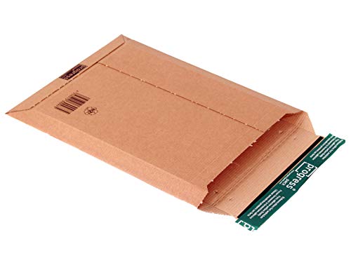 progressPACK Versandtasche Premium aus Wellpappe, DIN C4+, 248 x 340 x - 50 mm, PP W01.05; braun; 100 Stück im Pack progressPACK Versandtasche Premium aus Wellpappe, DIN C4+, 248 x 340 x - 50 mm, PP W01.05; braun; 100 Stück im Pack von progressPack