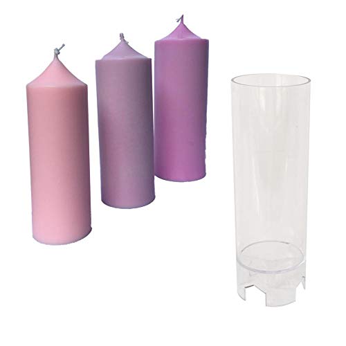 prom-note Kerzengießform Silikonform Handgemachte Hochwertige Zylinderförmige Kerzenformen, Kerze Herstellung Für DIY Weihnachtsferien Geschenk Kerzenherstellung 6.3×19cm prom-note Kerzengießform Silikonform Handgemachte Hochwertige Zylinderförmige Kerzenformen, Kerze Herstellung Für DIY Weihnachtsferien Geschenk Kerzenherstellung 6.3×19cm von prom-note
