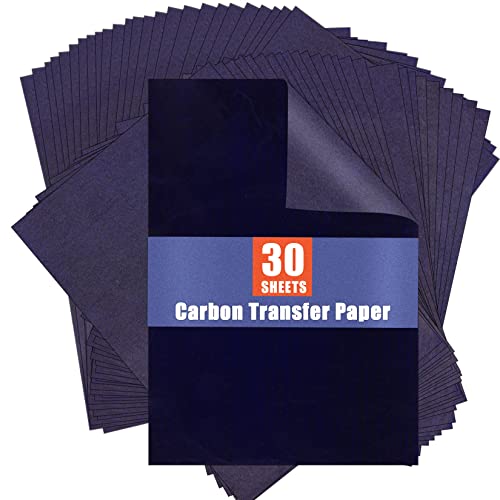 PSLER Kohlepapier zum Nachzeichnen von Graphit-Transferpapieren ¨C 30 St¨¹ck Blau chwarzes Graphitpapier zum Nachzeichnen von Zeichnungen auf Holzprojekten, Leinwand, Stoff, K¨¹nstlerA4, 21 x 30 cm PSLER Kohlepapier zum Nachzeichnen von Graphit-Transferpapieren ¨C 30 St¨¹ck Blau chwarzes Graphitpapier zum Nachzeichnen von Zeichnungen auf Holzprojekten, Leinwand, Stoff, K¨¹nstlerA4, 21 x 30 cm von PSLER