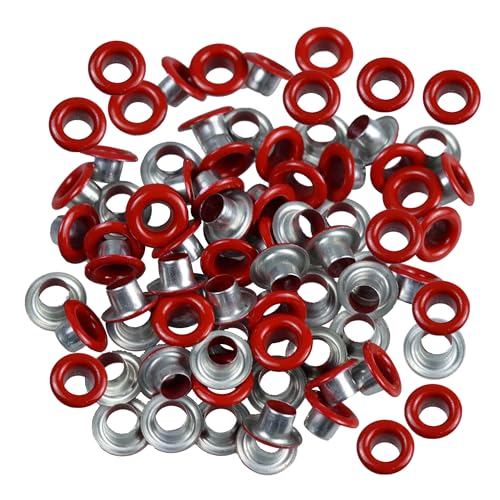 pson 100 Sets 5 mm ID runde Metallösen, rote Metallösen, Scrapbooking, Ösen, Unterlegscheiben, Lederhandwerk, Zubehör für Heimwerker, Schuhe, Kleidung, Handwerk, Taschen pson 100 Sets 5 mm ID runde Metallösen, rote Metallösen, Scrapbooking, Ösen, Unterlegscheiben, Lederhandwerk, Zubehör für Heimwerker, Schuhe, Kleidung, Handwerk, Taschen von pson