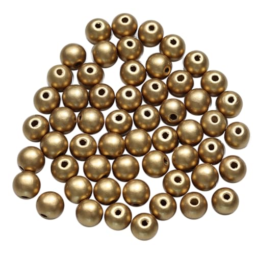 pson 100 Stück runde Holzperlen mit großem Loch, lose Perlen für Heimwerker, Armbänder, Halsketten, Schmuck, Bastelprojekte, Künstler, 16 mm pson 100 Stück runde Holzperlen mit großem Loch, lose Perlen für Heimwerker, Armbänder, Halsketten, Schmuck, Bastelprojekte, Künstler, 16 mm von pson
