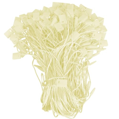 pson 125 Stück 17,2 cm Nylonschnur-Etiketten, beige, Schnappverschluss, Hakenbänder für Kleidungsetiketten, Schmuck, Preisschilder und Warenmarkierung pson 125 Stück 17,2 cm Nylonschnur-Etiketten, beige, Schnappverschluss, Hakenbänder für Kleidungsetiketten, Schmuck, Preisschilder und Warenmarkierung von pson
