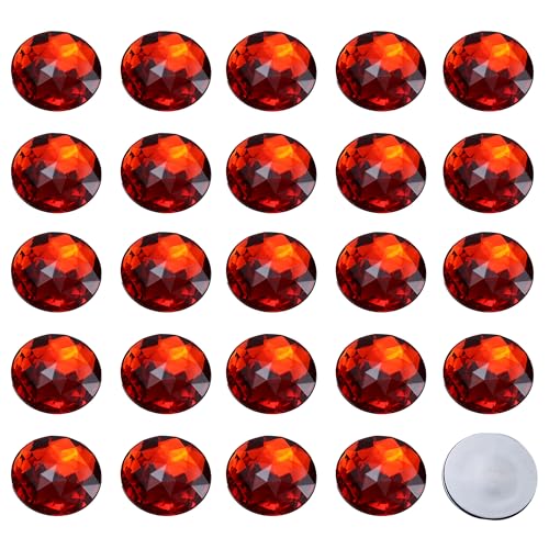 pson Acryl-Strasssteine mit flacher Rückseite, rund, 30 mm, rote Kunststoff-Kreise, Glitzer-Edelsteine für Kostüme, Cosplay, DIY, Basteln, 25 Stück pson Acryl-Strasssteine mit flacher Rückseite, rund, 30 mm, rote Kunststoff-Kreise, Glitzer-Edelsteine für Kostüme, Cosplay, DIY, Basteln, 25 Stück von pson
