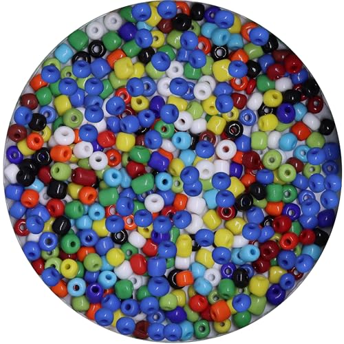 pson Glas-Rocailles, 4 mm, gemischte Farben, kleine Pony-Perlen, Armband, Halskette, Abstandshalter für Schmuckherstellung, DIY, Handwerk, 1200 Stück pson Glas-Rocailles, 4 mm, gemischte Farben, kleine Pony-Perlen, Armband, Halskette, Abstandshalter für Schmuckherstellung, DIY, Handwerk, 1200 Stück von pson