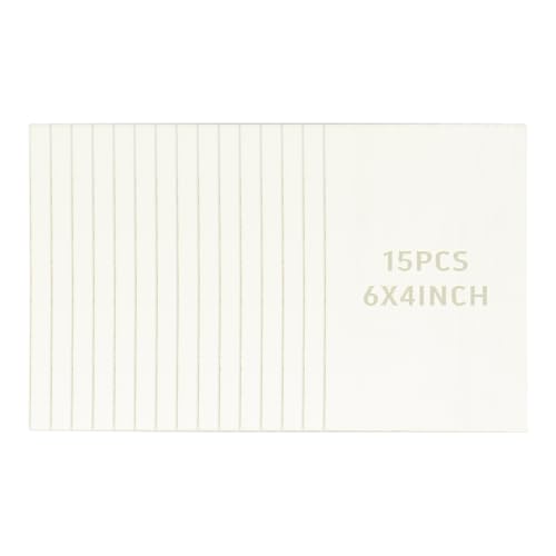 pson Unlackierte Lindenholzplatten, glatte Holzquadrate zum Basteln, Malen, Gravieren, Laserschneiden, DIY-Projekte (150 x 100 x 2 mm), 15 Stück von pson