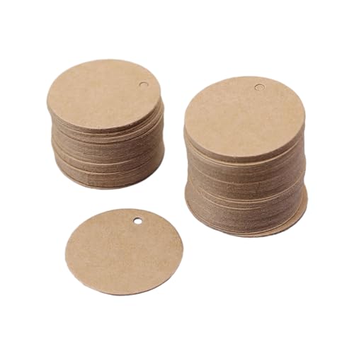 100 x Rohlinge, runde Tage, handgefertigte Kreise, Tag Tag mit Loch, Papier zum Aufhängen von Tagen, Wünschen, Tags 100 x Rohlinge, runde Tage, handgefertigte Kreise, Tag Tag mit Loch, Papier zum Aufhängen von Tagen, Wünschen, Tags von pumpumlia