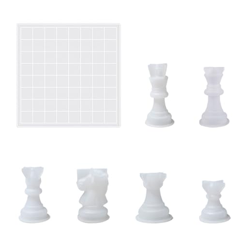 3D International Schachfigur-Silikonformen, Epoxidharz, Gießformen, Schmuckherstellung, Werkzeuge für Familienfeiern, Brettspiele 3D International Schachfigur-Silikonformen, Epoxidharz, Gießformen, Schmuckherstellung, Werkzeuge für Familienfeiern, Brettspiele von pumpumlia