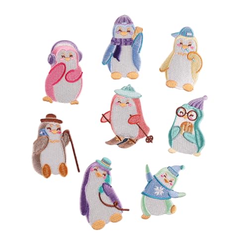 8 Stück bestickte Aufnäher Pinguine zum Aufbügeln Applikation Patches Nähen Patches Cartoon Tier Aufnäher für Hut 8 Stück bestickte Aufnäher Pinguine zum Aufbügeln Applikation Patches Nähen Patches Cartoon Tier Aufnäher für Hut von pumpumlia