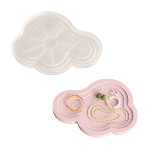 Ablageschale, Gips-Silikonform, Schmuck-Displayplatte, Epoxidharz, unregelmäßige Wolkenform, Zementschalenherstellung Ablageschale, Gips-Silikonform, Schmuck-Displayplatte, Epoxidharz, unregelmäßige Wolkenform, Zementschalenherstellung von pumpumlia